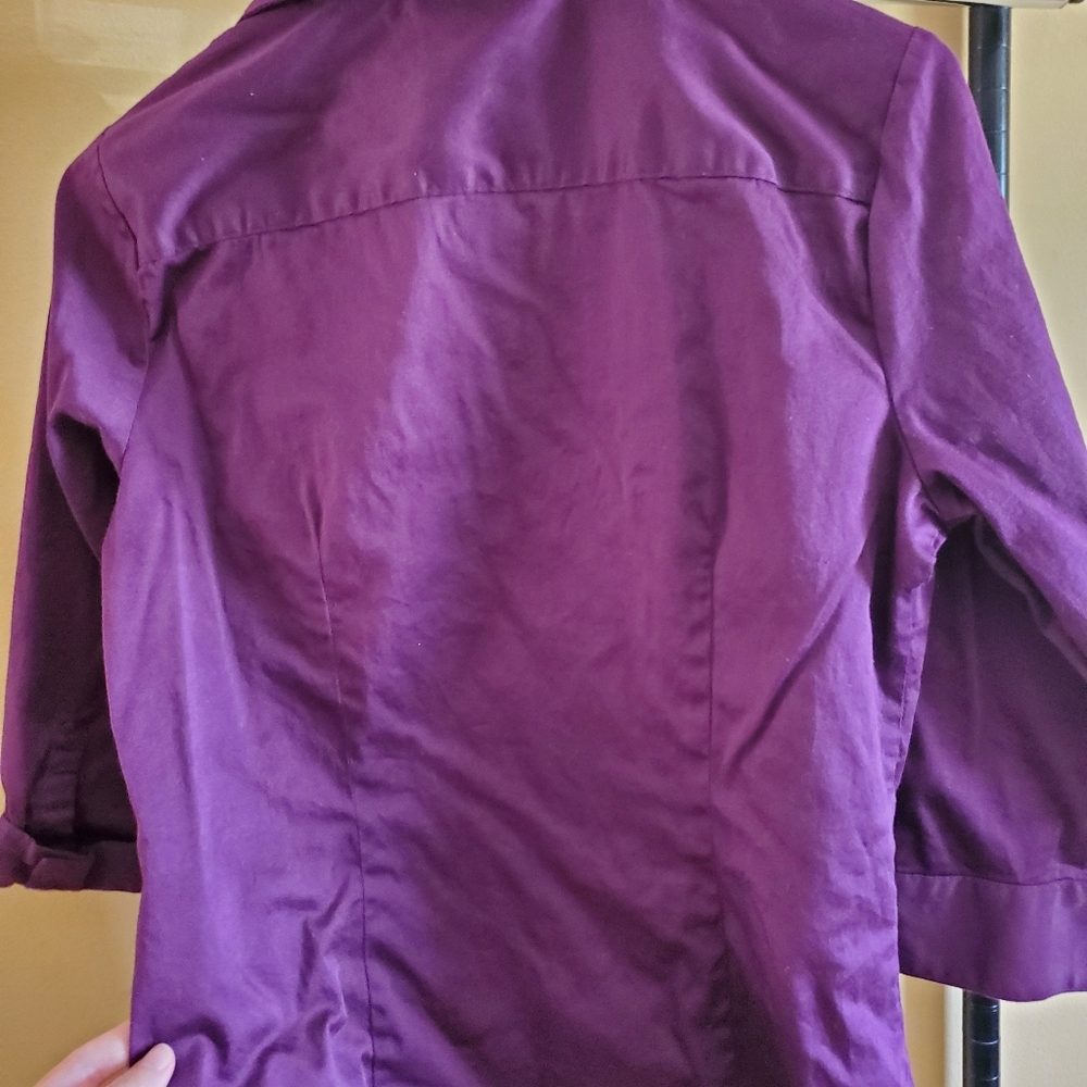DANA BUCHMAN Button Down Shirt, Size:S - Picture 3 of 5